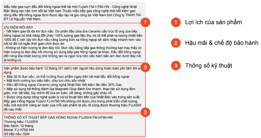 Tối ưu mô tả sản phẩm chuẩn SEO Shopee